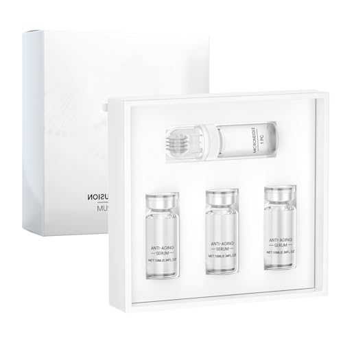 3 Pcs Micro Infusion System Micro-Infusion Serum Micro Infusion HyaluronsäUre Microdart Roller Mikro-Infusionssystem FüR Gesicht Mikro-Infusions-Gesichtssystem Micro Infusion System Mit Thermoskanne von SNONESIY