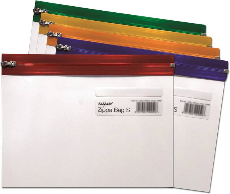 SNOPAKE Dokumententasche "Snopake Zippa Bag ""S"" in A 5 (255 x190 mm) sortiert 1 Stück" von SNOPAKE