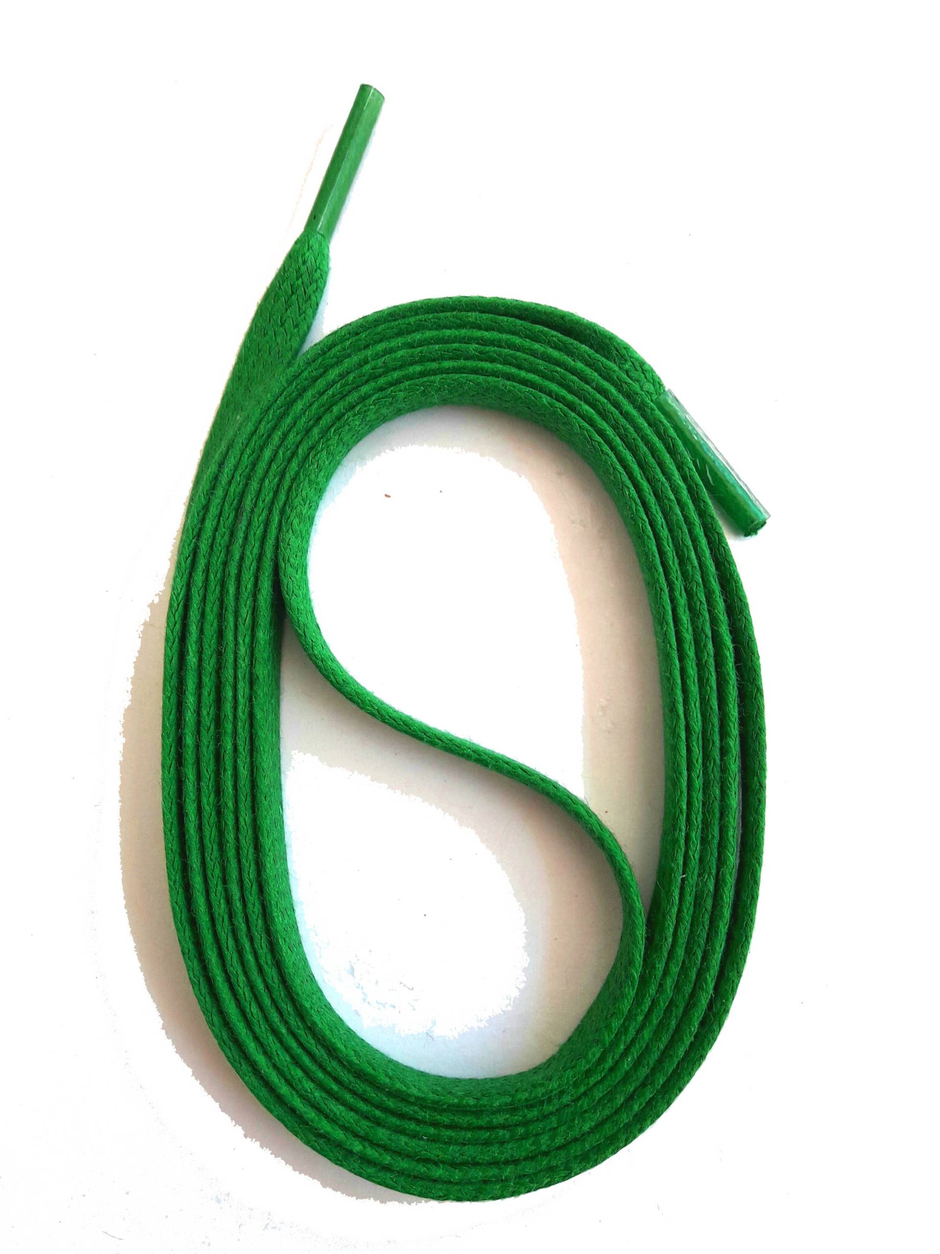 Snors - Schnürsenkel Gewachste Flachsenkel Grün, 4 Längen, 6mm Breit, Flach Snors - Schnürsenkel Gewachste Flachsenkel Grün, 4 Längen, 6mm Breit, Flach von SNORSshoefriends