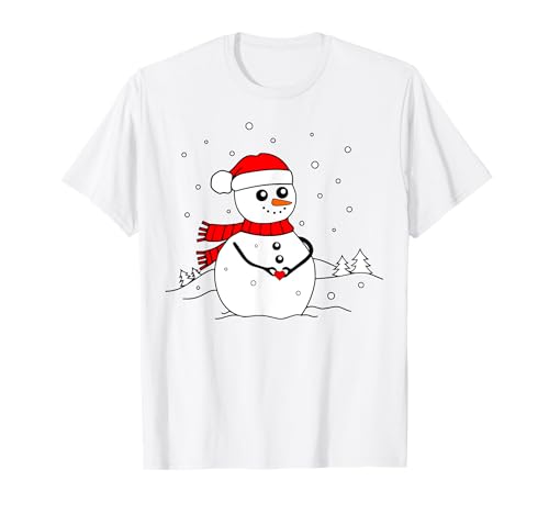 SCHNEEMANN WINTER KOSTÜM DAMEN HERREN KINDER SCHNEE MANN T-Shirt SCHNEEMANN WINTER KOSTÜM DAMEN HERREN KINDER SCHNEE MANN T-Shirt von SNOWMAN SNOW WEIHNACHTS GESCHENKE FRAUEN MÄNNER
