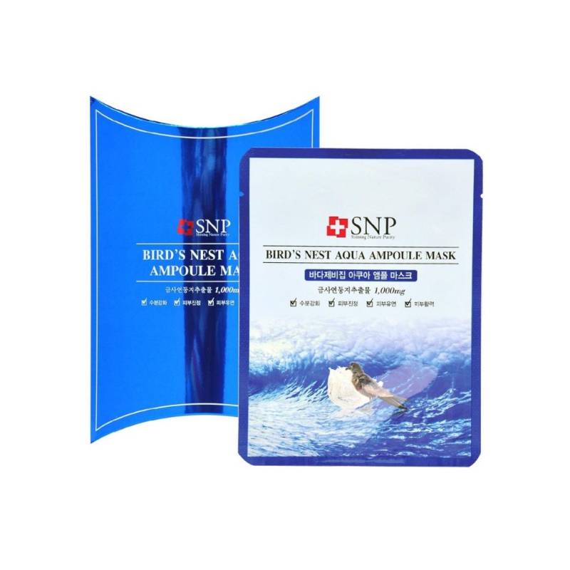 SNP - Bird's Nest Aqua Ampoule Mask - 10stück von SNP