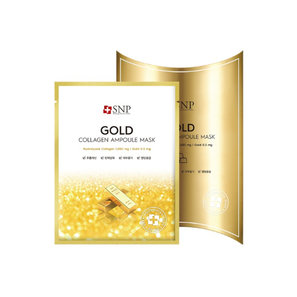 SNP - Gold Collagen Ampoule Mask - 10stücke von SNP