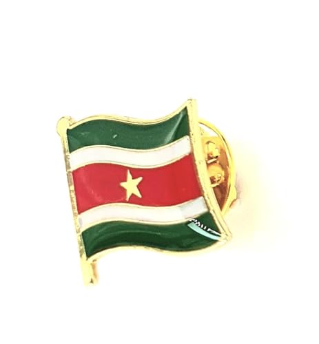 Anstecknadel mit Surinam-Flagge, Metall von SNS Components