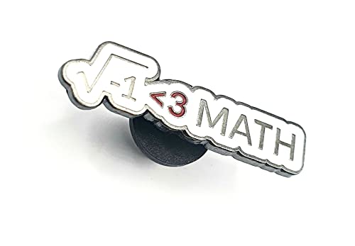 I Love Math Mathematik Formula STEM Science Metall Emaille Anstecknadel, Metall von SNS Components