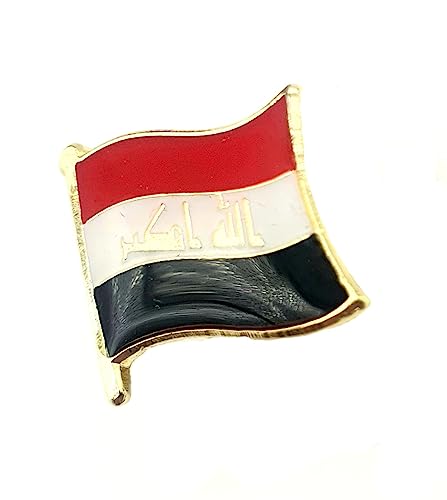 Irak Irak Irak Metall Emaille Länderflagge Anstecknadel, Metall von SNS Components