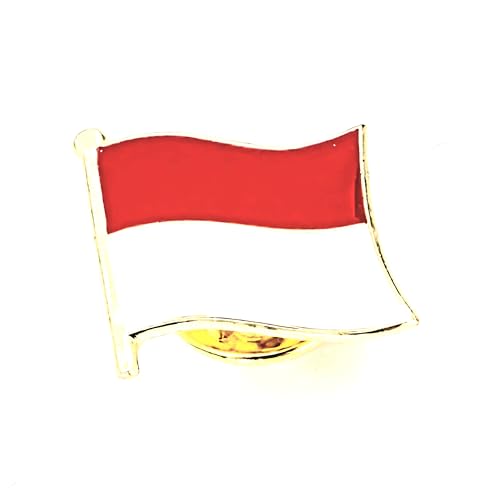 Monaco Metall-Anstecknadel mit Landesflagge von SNS Components