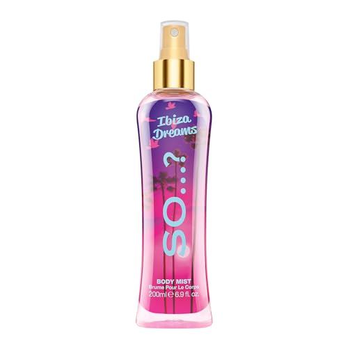 So…? Summer Escapes Damen Ibiza Dreams Duftendes Körpernebel, bodyspray für damen 200ml von SO…?