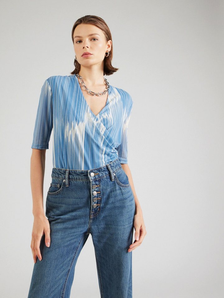 SOAKED IN LUXURY Kurzarmbluse Aldora (1-tlg) Drapiert/gerafft von SOAKED IN LUXURY