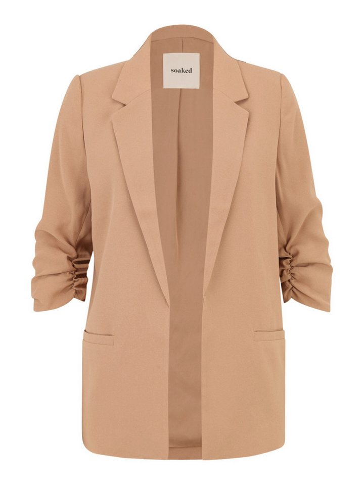 SOAKED IN LUXURY Kurzblazer Shirley (1-tlg) Drapiert/gerafft von SOAKED IN LUXURY