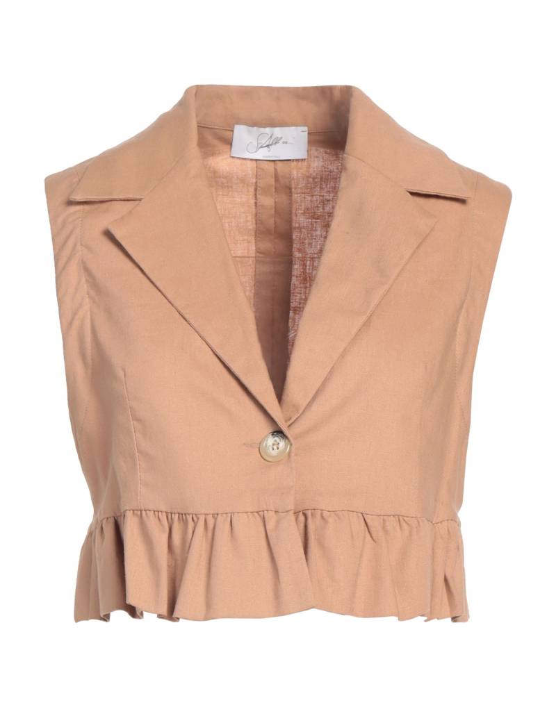 SOALLURE Blazer Damen Kamel von SOALLURE