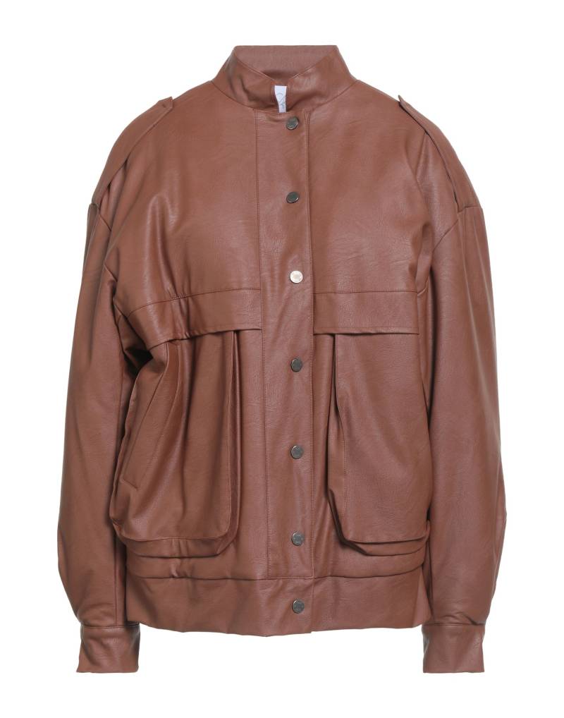 SOALLURE Jacke & Anorak Damen Lederfarben von SOALLURE