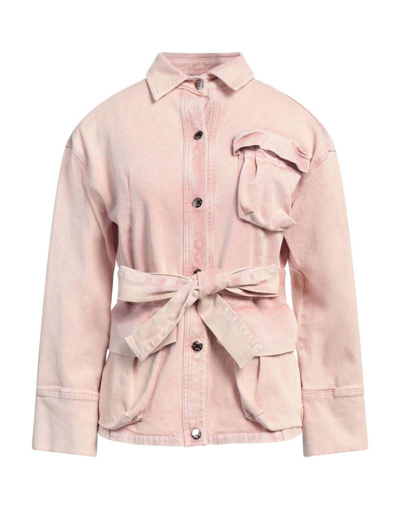 SOALLURE Jeansjacke/-mantel Damen Hellrosa von SOALLURE