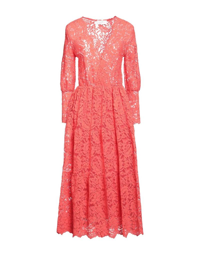 SOALLURE Midi-kleid Damen Koralle von SOALLURE