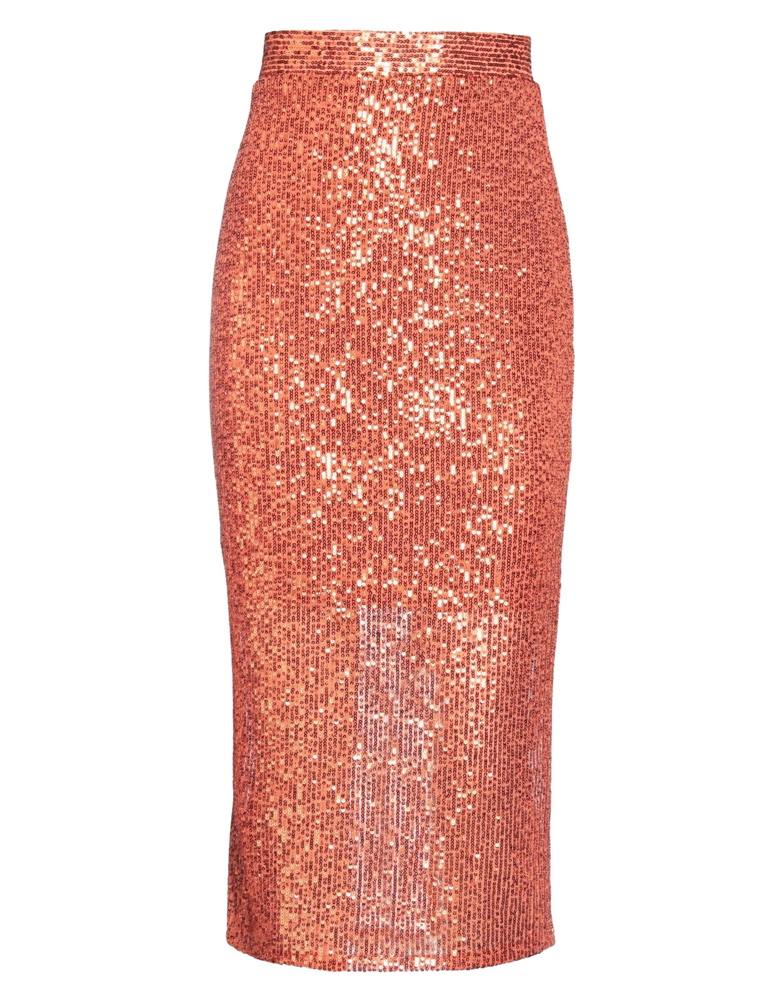 SOALLURE Midi-rock Damen Orange von SOALLURE