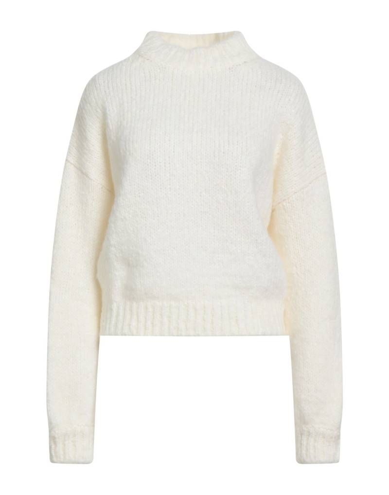 SOALLURE Rollkragenpullover Damen Off white von SOALLURE