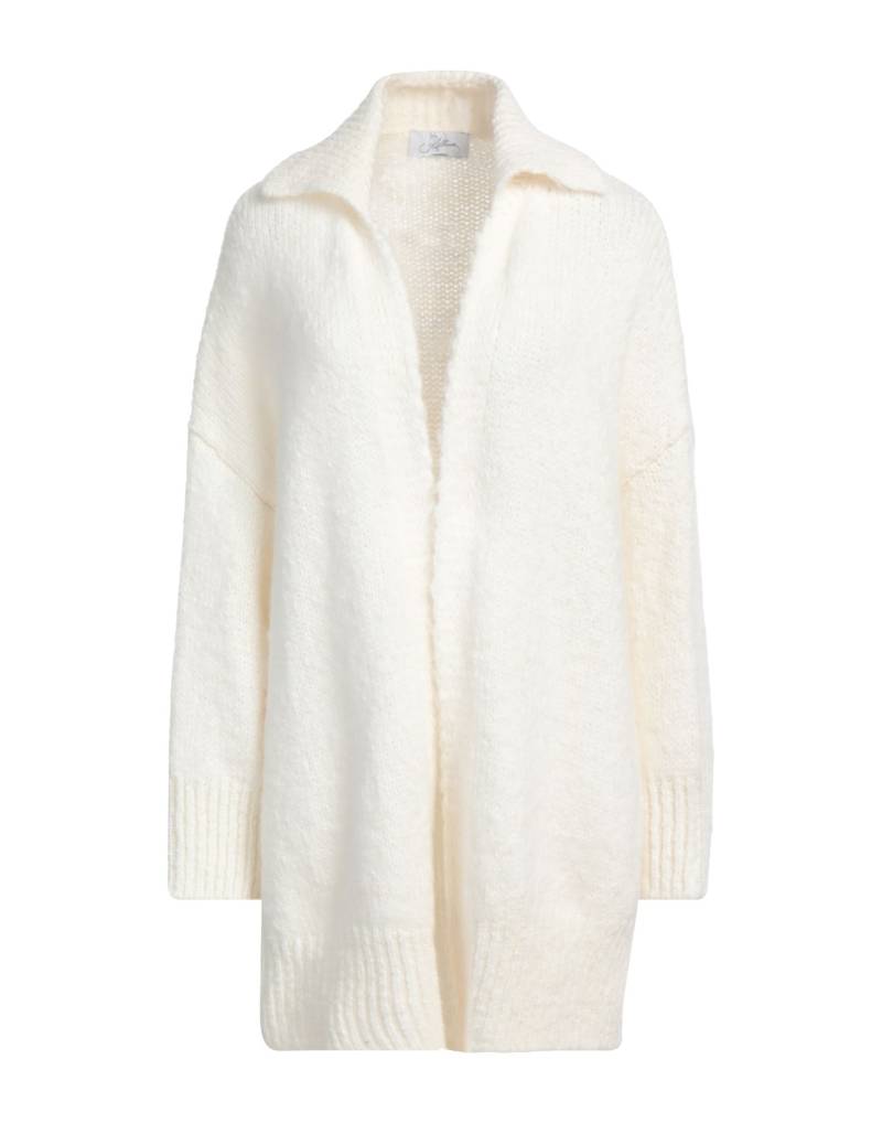 SOALLURE Strickjacke Damen Cremeweiß von SOALLURE