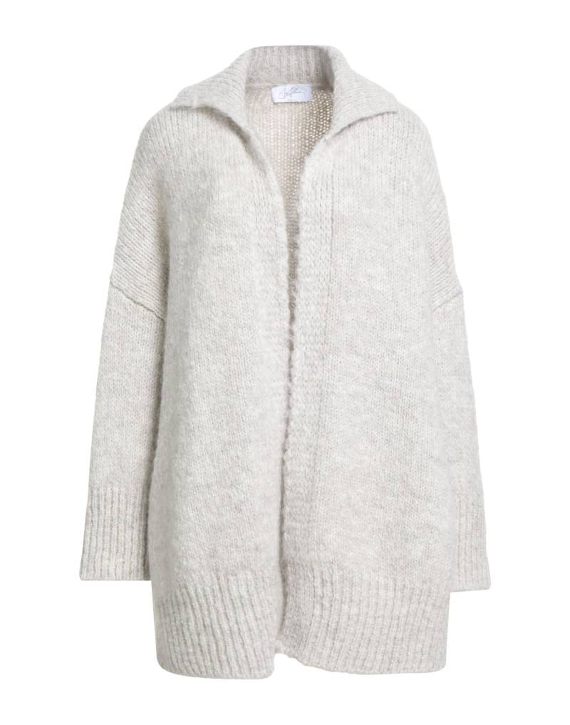 SOALLURE Strickjacke Damen Hellgrau von SOALLURE