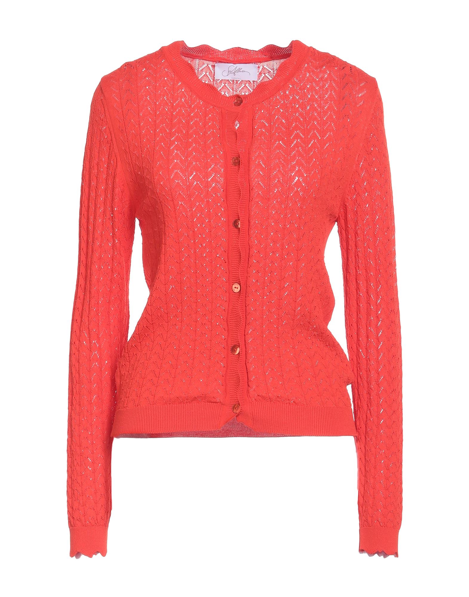 SOALLURE Strickjacke Damen Orange von SOALLURE