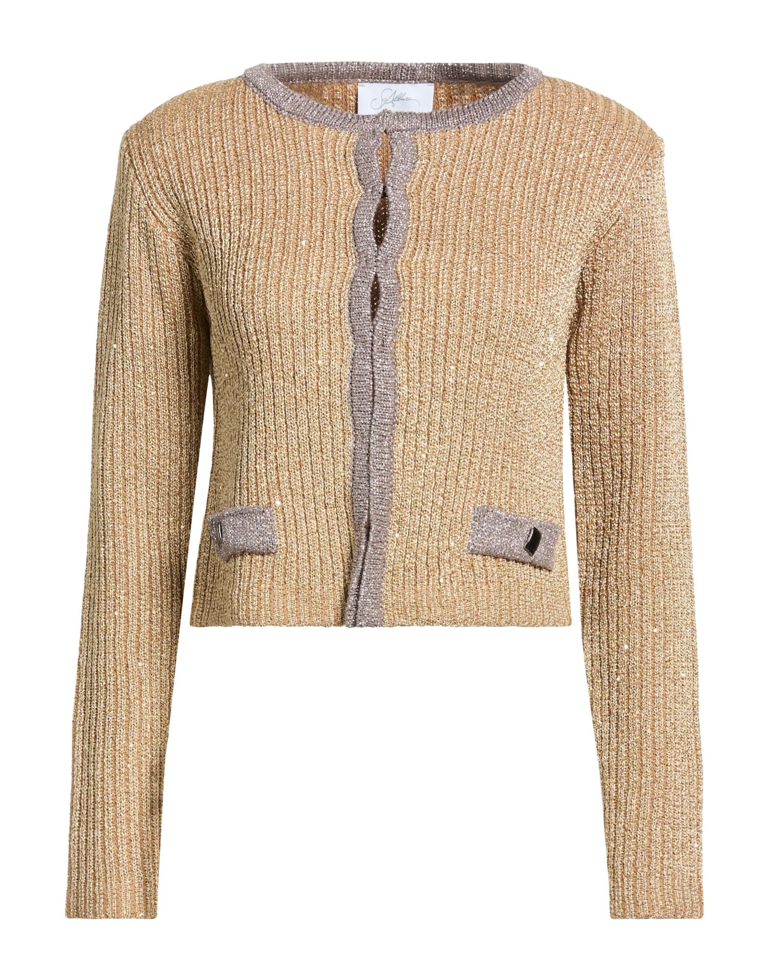 SOALLURE Strickjacke Damen Sand von SOALLURE