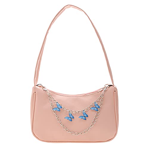 SOBW Y2K Bag Umhängetaschen, damen handtasche leder, Handtaschen, Handtaschen, Geldbörsen unter den Armen, süße Damenhandtaschen (Pink#1) von SOBW
