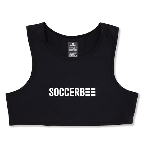 SOCCERBEE Tragbare GPS-Tracker-Weste für Fußballspieler, Schwarz, X-Small von SOCCERBEE