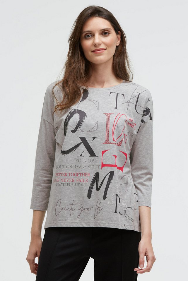 SOCCX 3/4-Arm-Shirt mit Seitenschlitze von SOCCX