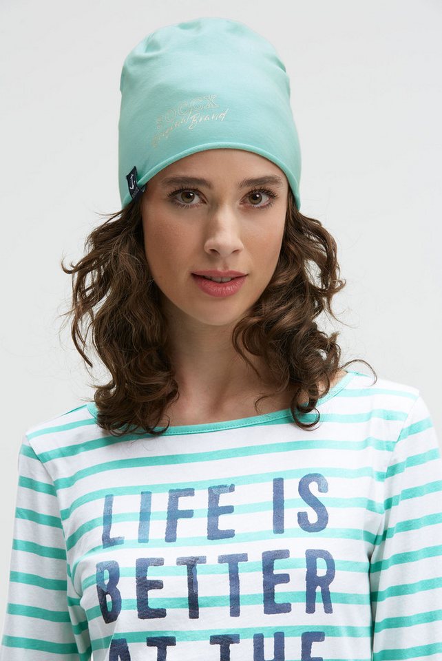 SOCCX Beanie mit Rollsaum von SOCCX