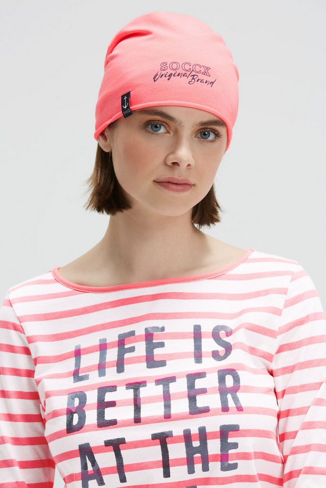 SOCCX Beanie mit Rollsaum von SOCCX