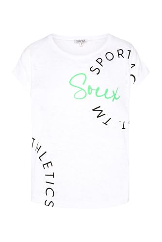 SOCCX Damen Ärmelloses Shirt mit Ausbrenner-Effekten Opticwhite, XXL SOCCX Damen Ärmelloses Shirt mit Ausbrenner-Effekten Opticwhite, XXL von SOCCX