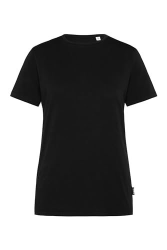 SOCCX Damen Basic T-Shirt mit Rundhalsausschnitt Black XL von SOCCX