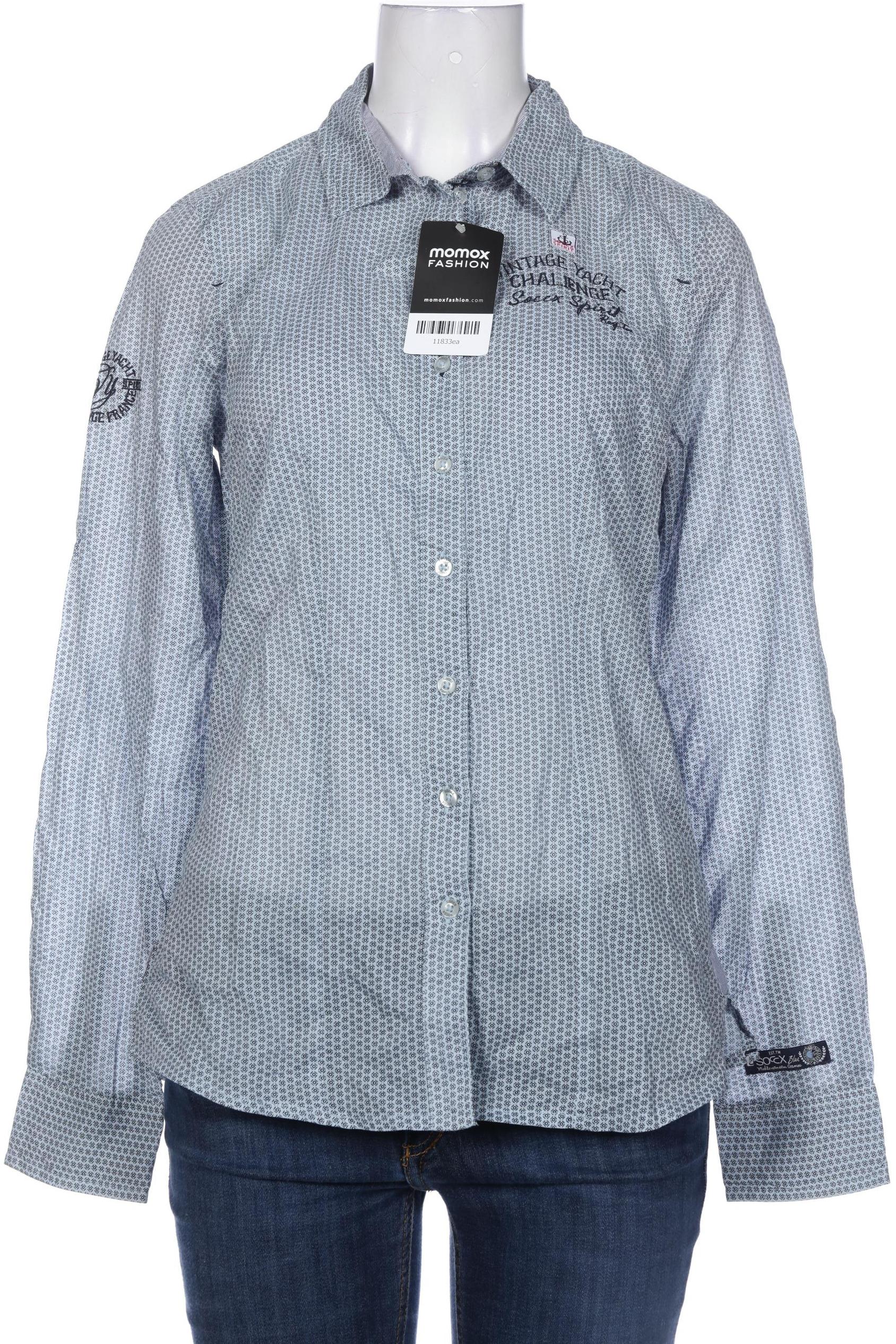 SOCCX Damen Bluse, blau von SOCCX