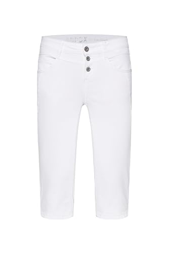SOCCX Damen Capri Jeans LY:Dia Regular Fit Opticwhite, 33 SOCCX Damen Capri Jeans LY:Dia Regular Fit Opticwhite, 33 von SOCCX