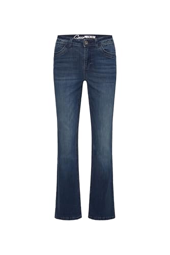 SOCCX Damen Flared Jeans PA:LA Regular Fit Deep Sea 33 30 von SOCCX