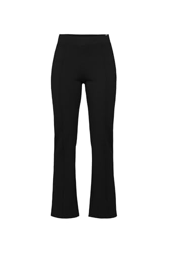 SOCCX Damen Flared Jerseyhose mit Biese Black L SOCCX Damen Flared Jerseyhose mit Biese Black L von SOCCX