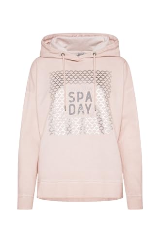 SOCCX Damen Hoodie Oil Dyed mit Artwork Rose Blush L von SOCCX