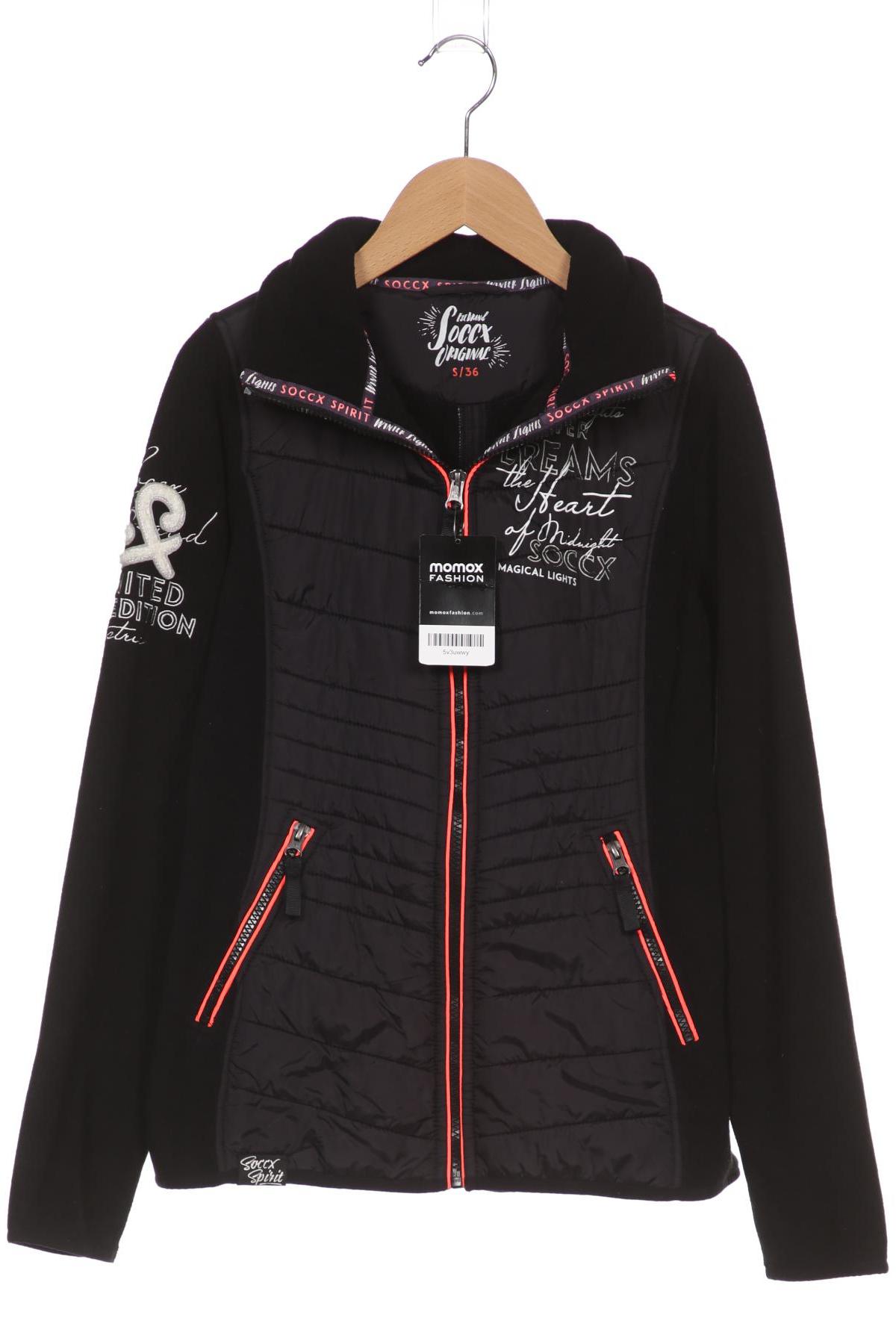 SOCCX Damen Jacke, schwarz von SOCCX