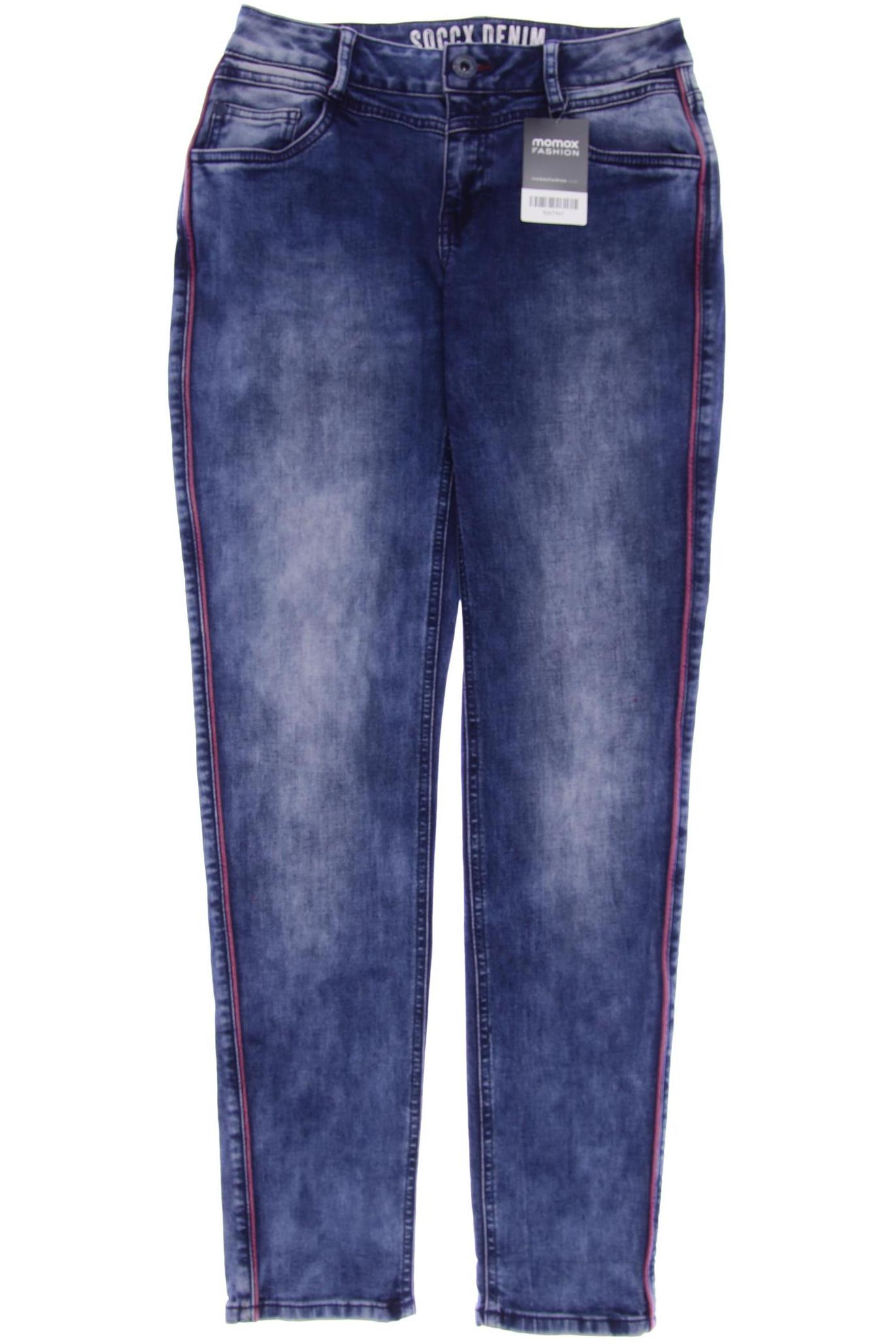 SOCCX Damen Jeans, blau von SOCCX