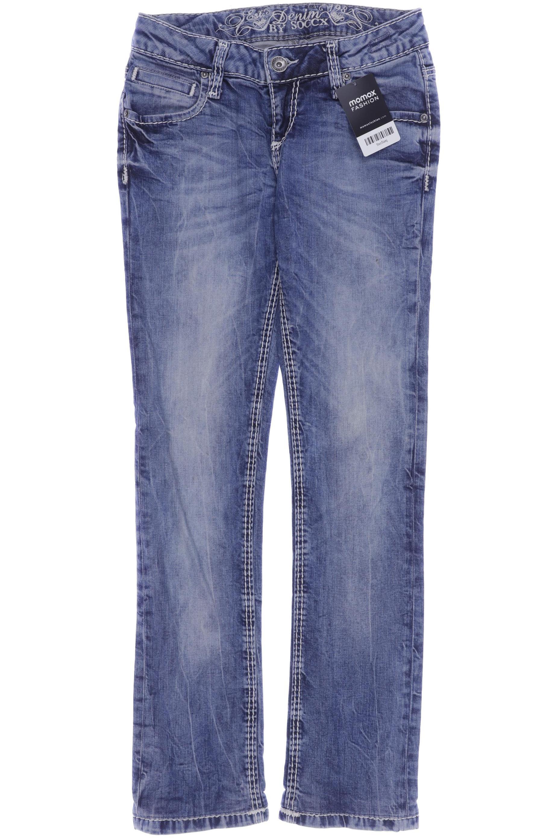 SOCCX Damen Jeans, blau von SOCCX