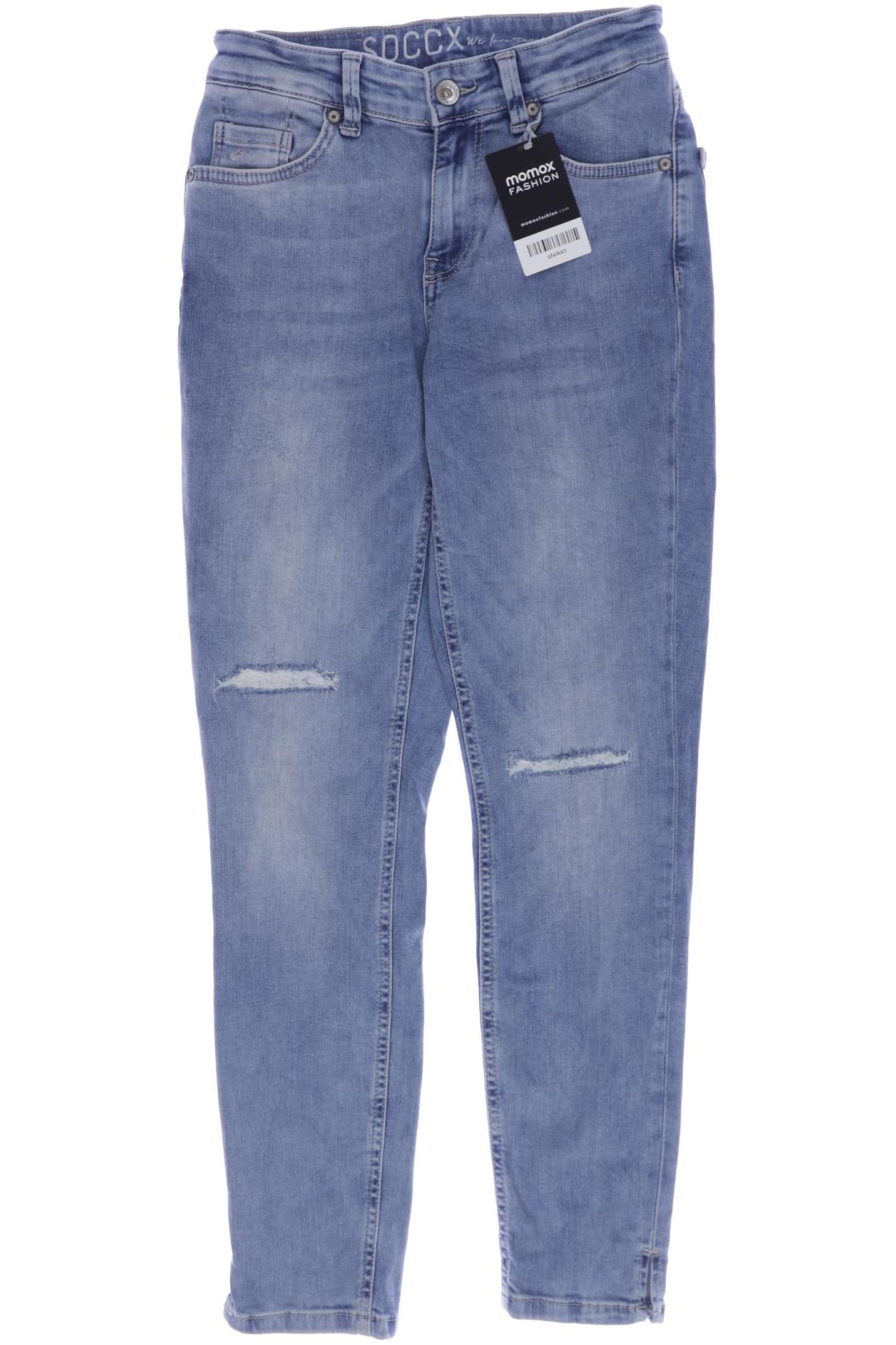 SOCCX Damen Jeans, blau von SOCCX