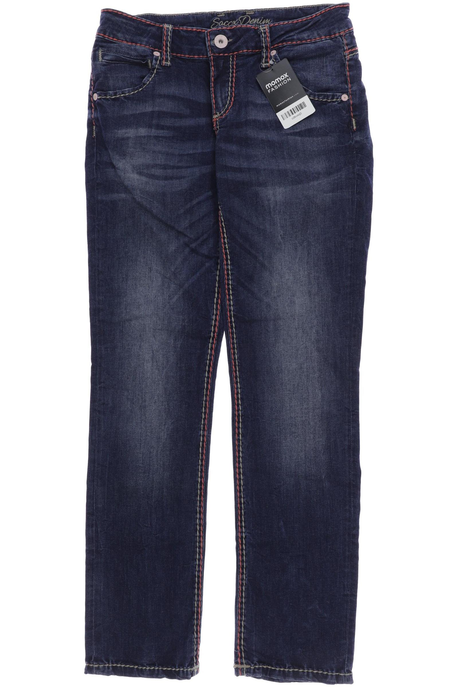 SOCCX Damen Jeans, blau von SOCCX