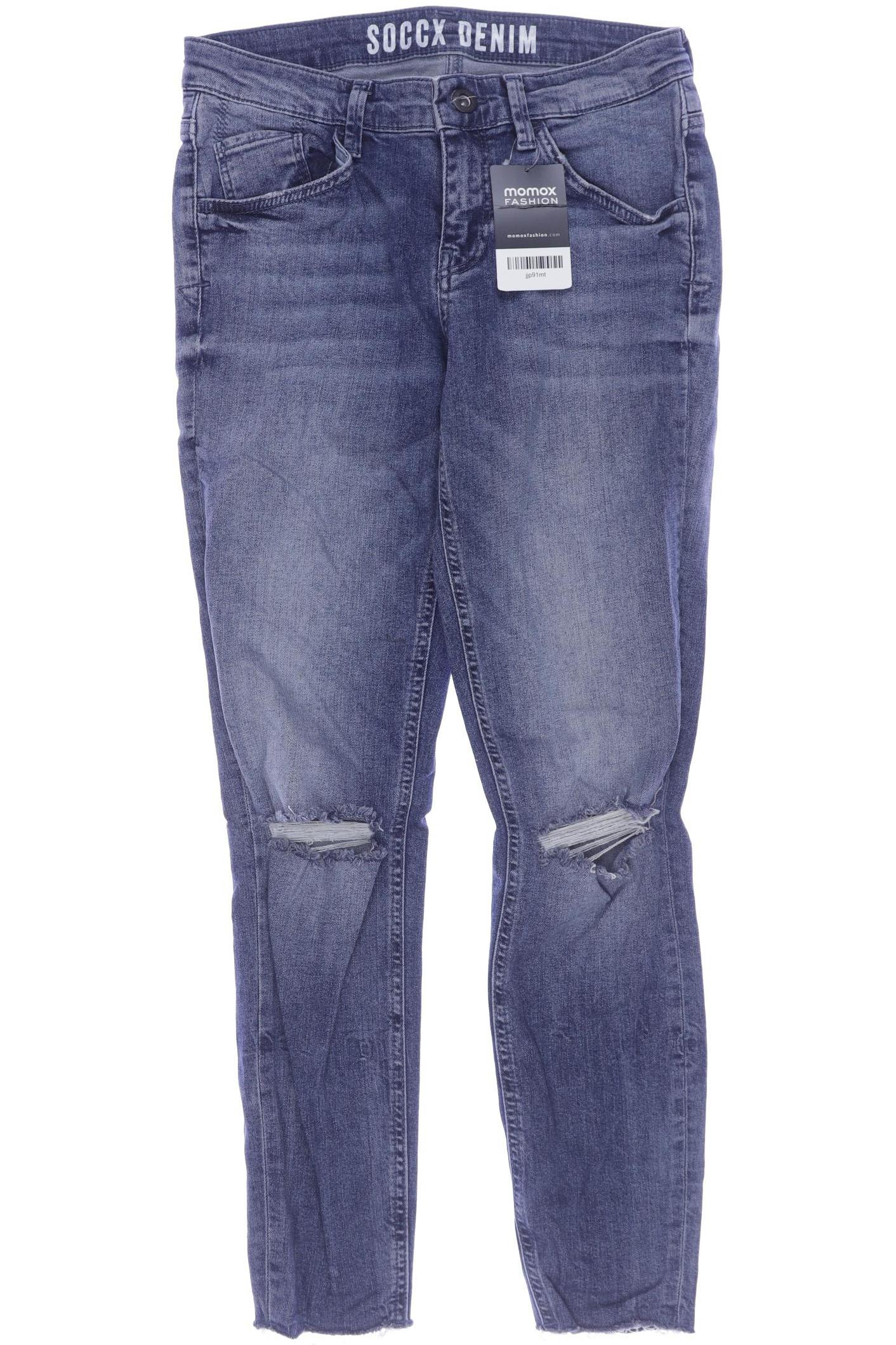 SOCCX Damen Jeans, blau von SOCCX