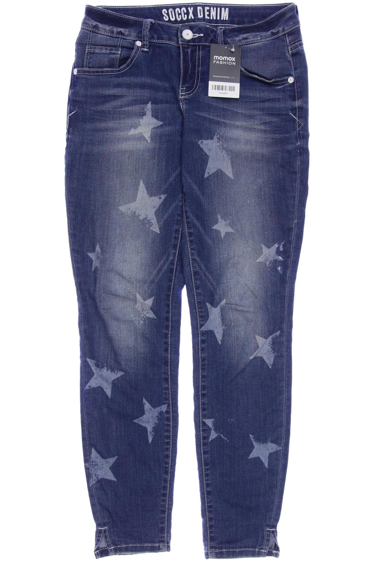 SOCCX Damen Jeans, blau von SOCCX