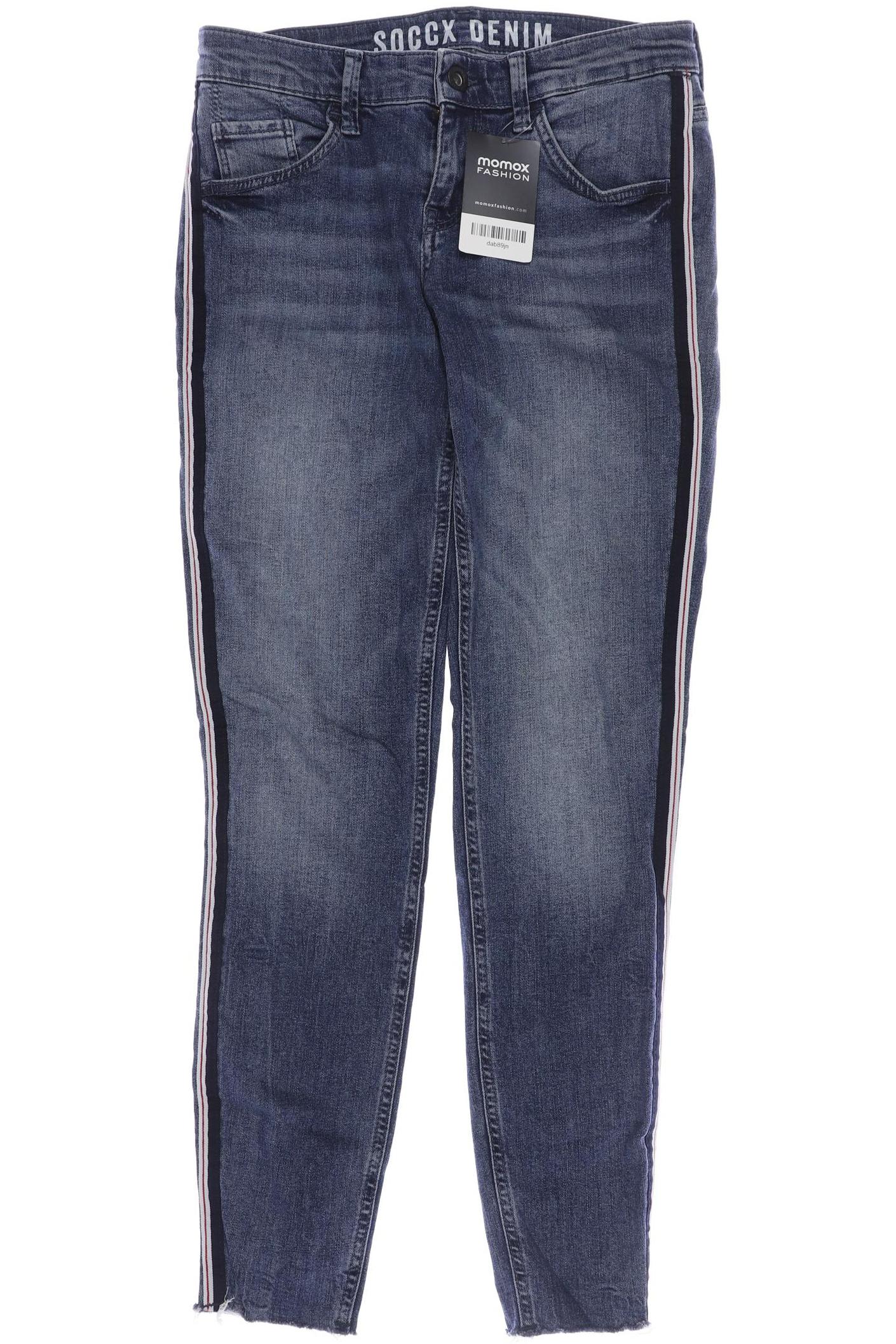 Soccx Damen Jeans, blau, Gr. 38 von SOCCX