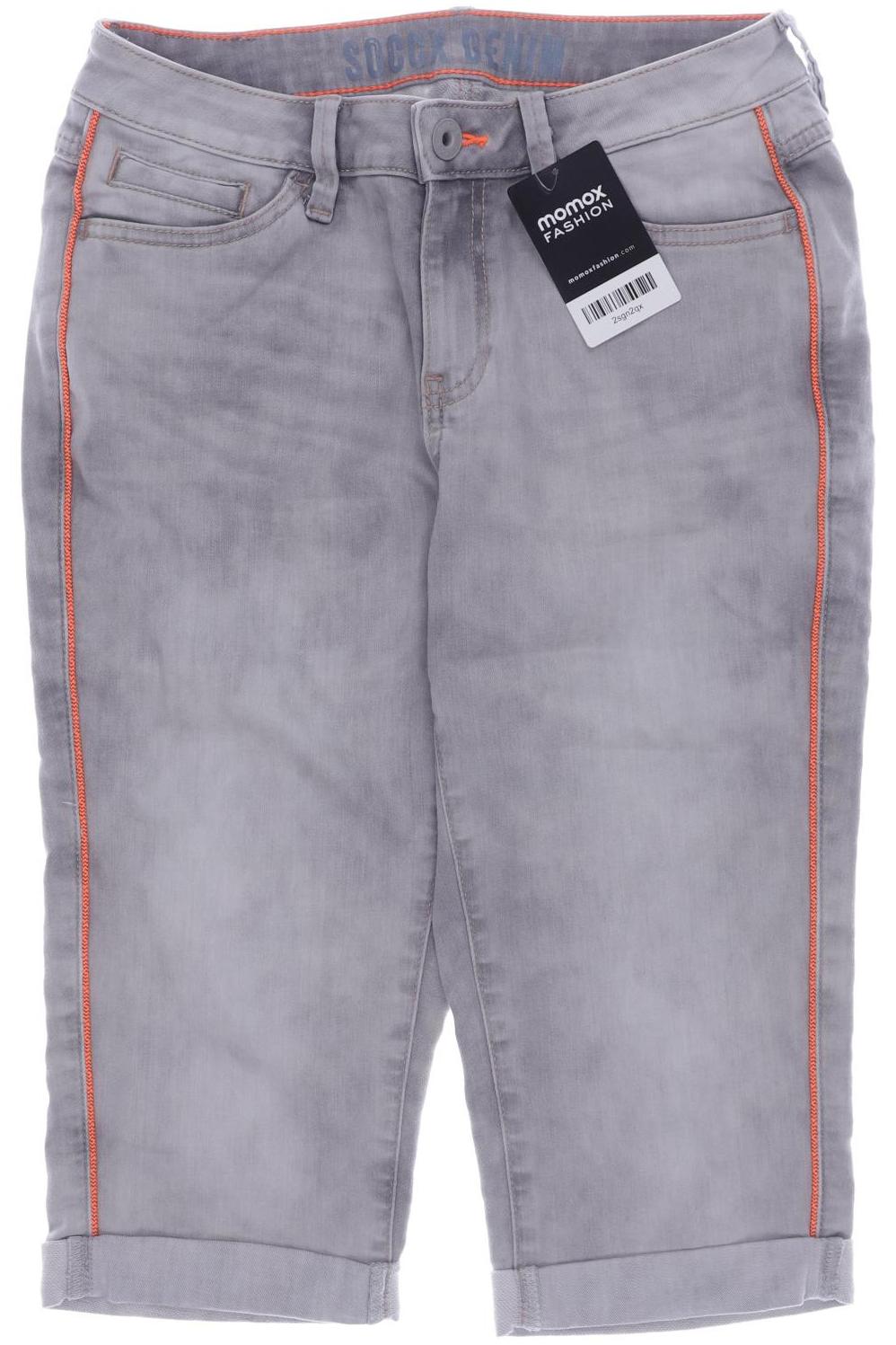 SOCCX Damen Jeans, grau von SOCCX