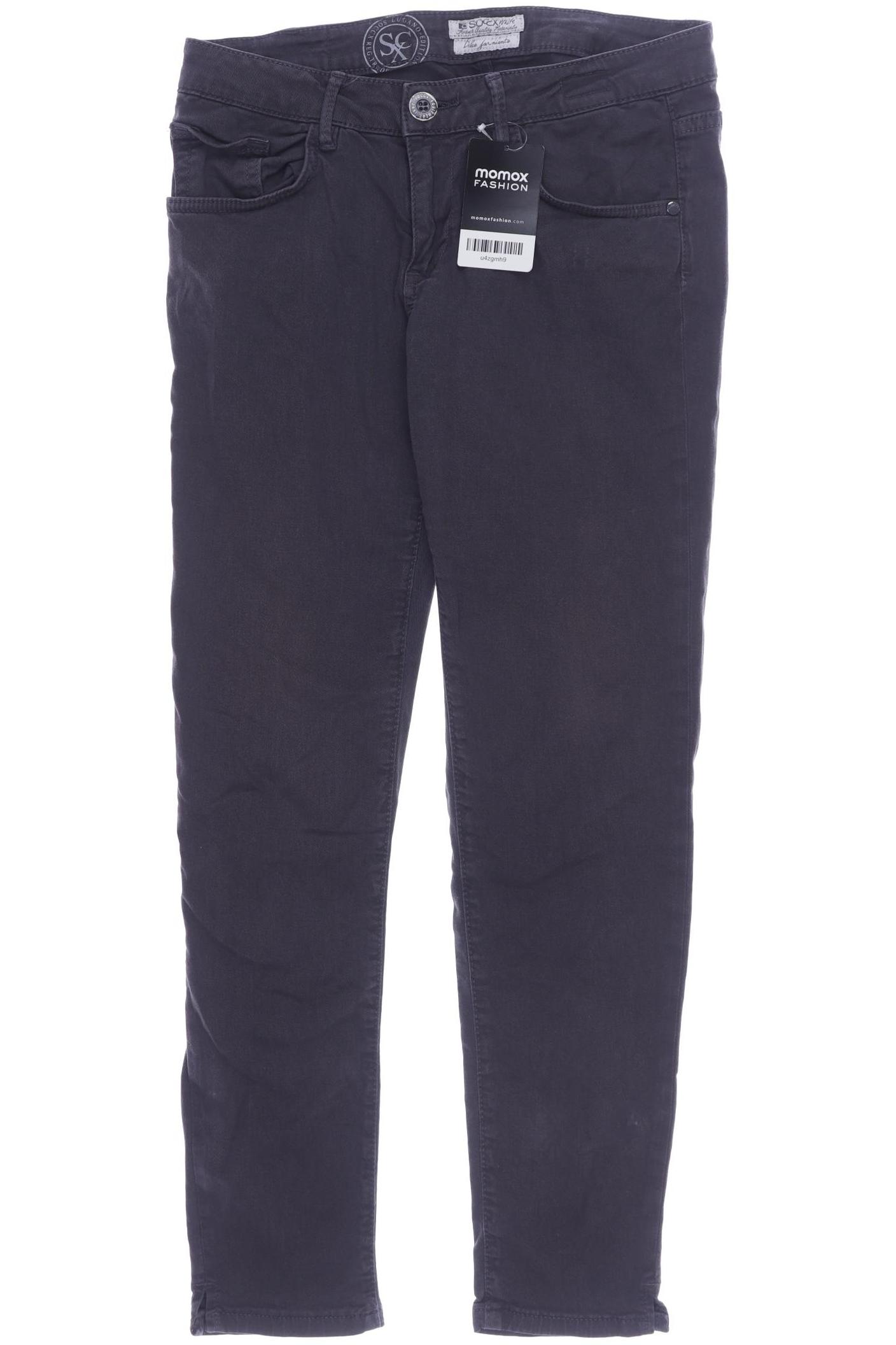 SOCCX Damen Jeans, grau von SOCCX