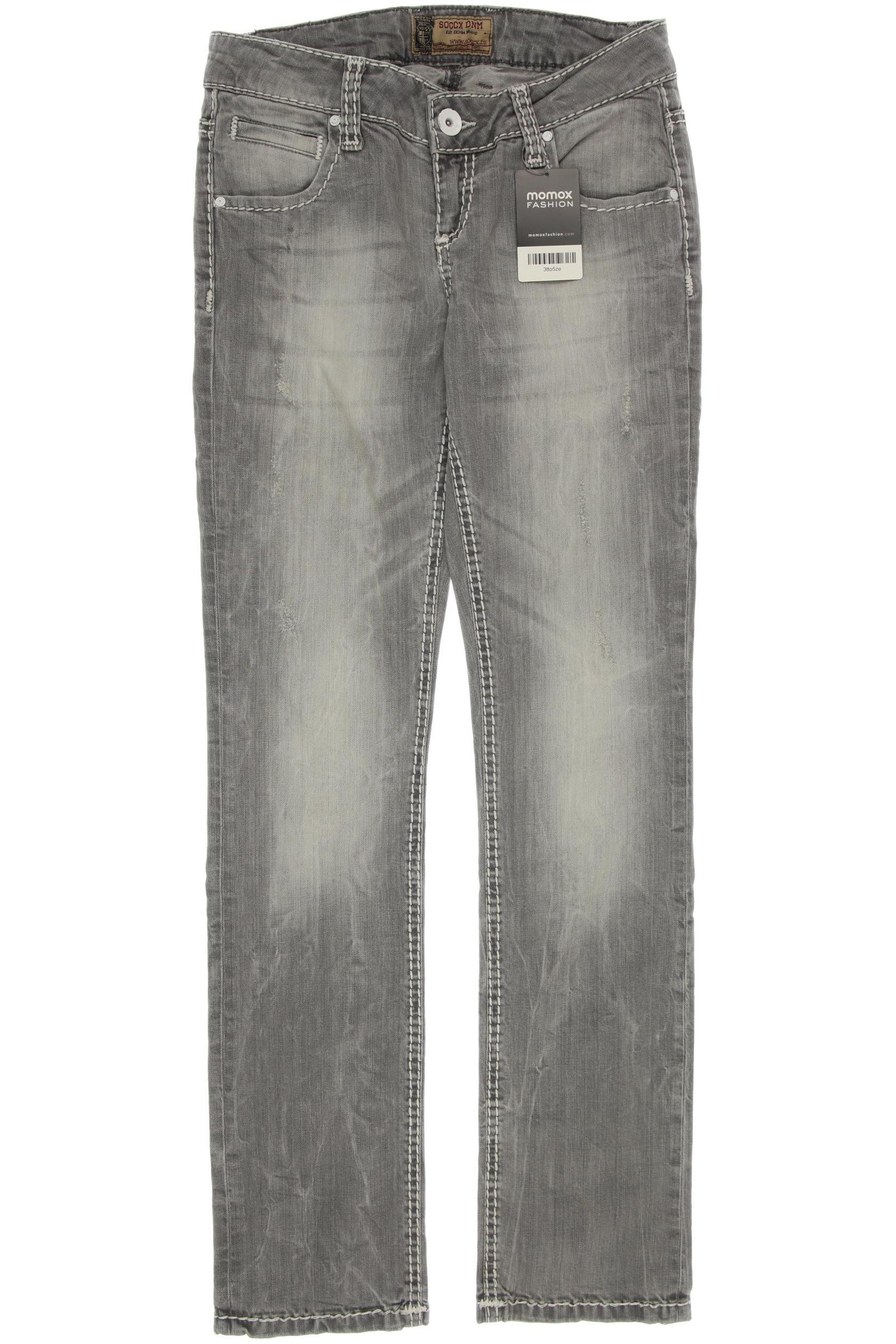 SOCCX Damen Jeans, grau von SOCCX