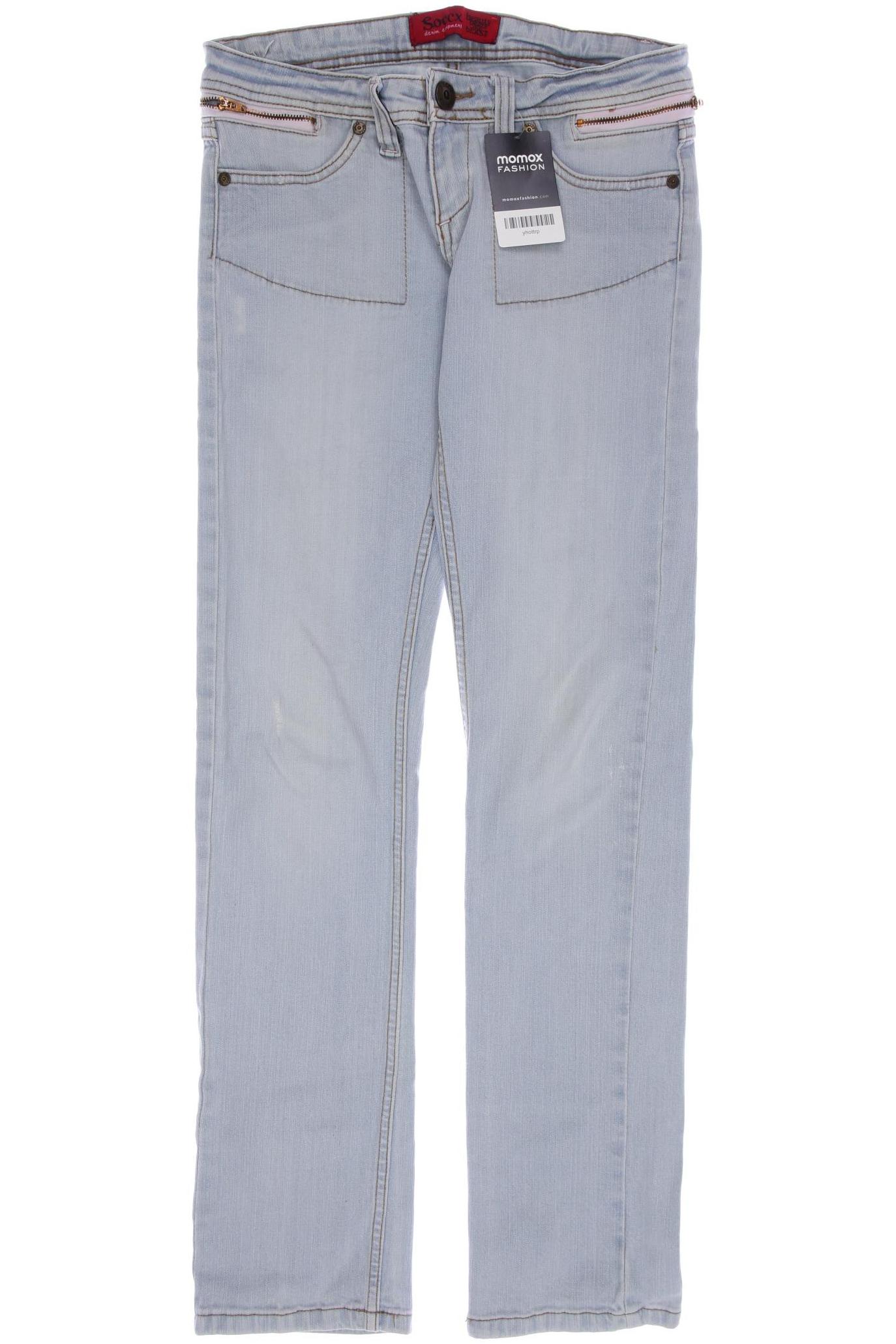 SOCCX Damen Jeans, hellblau von SOCCX