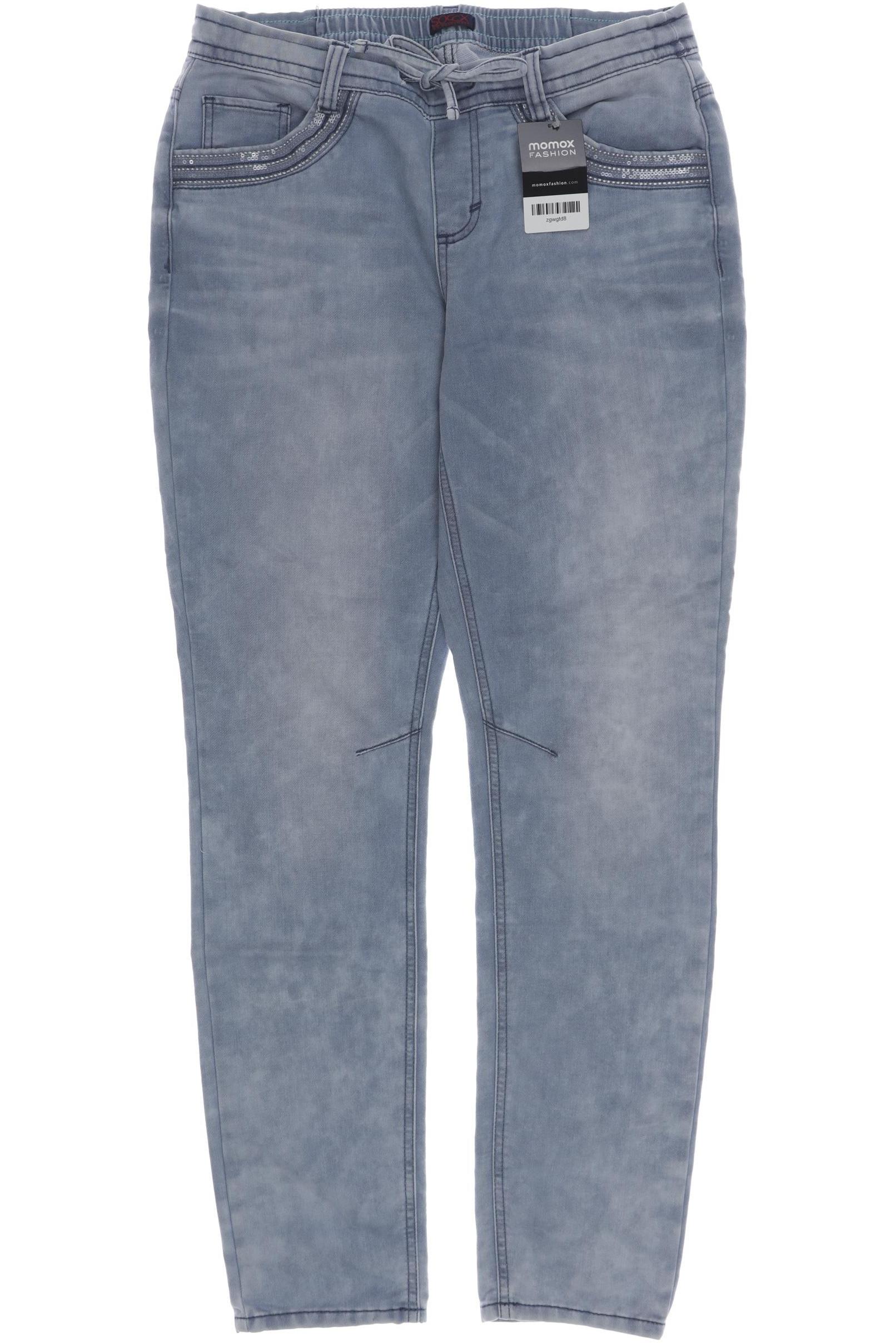 SOCCX Damen Jeans, hellblau von SOCCX