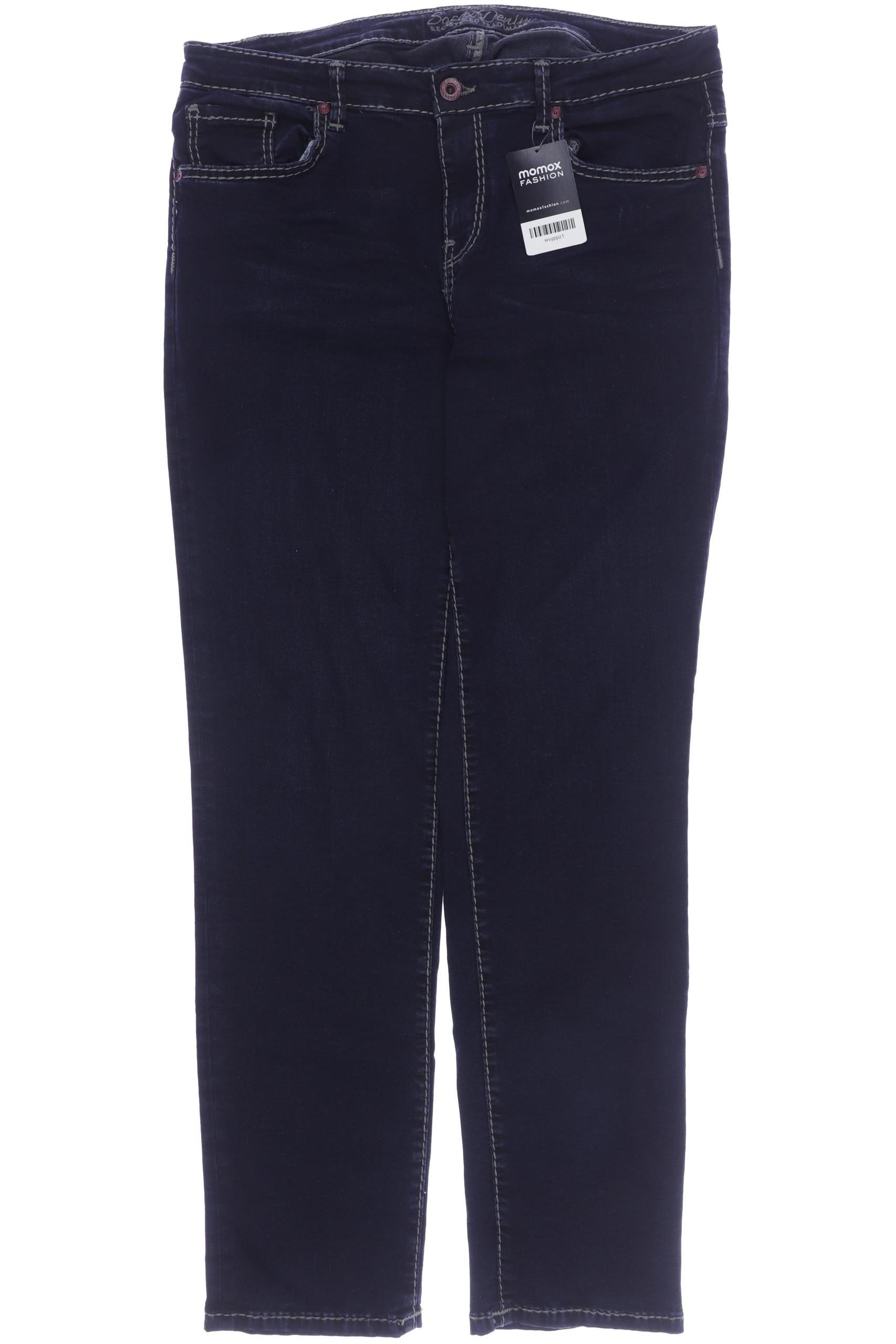 SOCCX Damen Jeans, marineblau von SOCCX