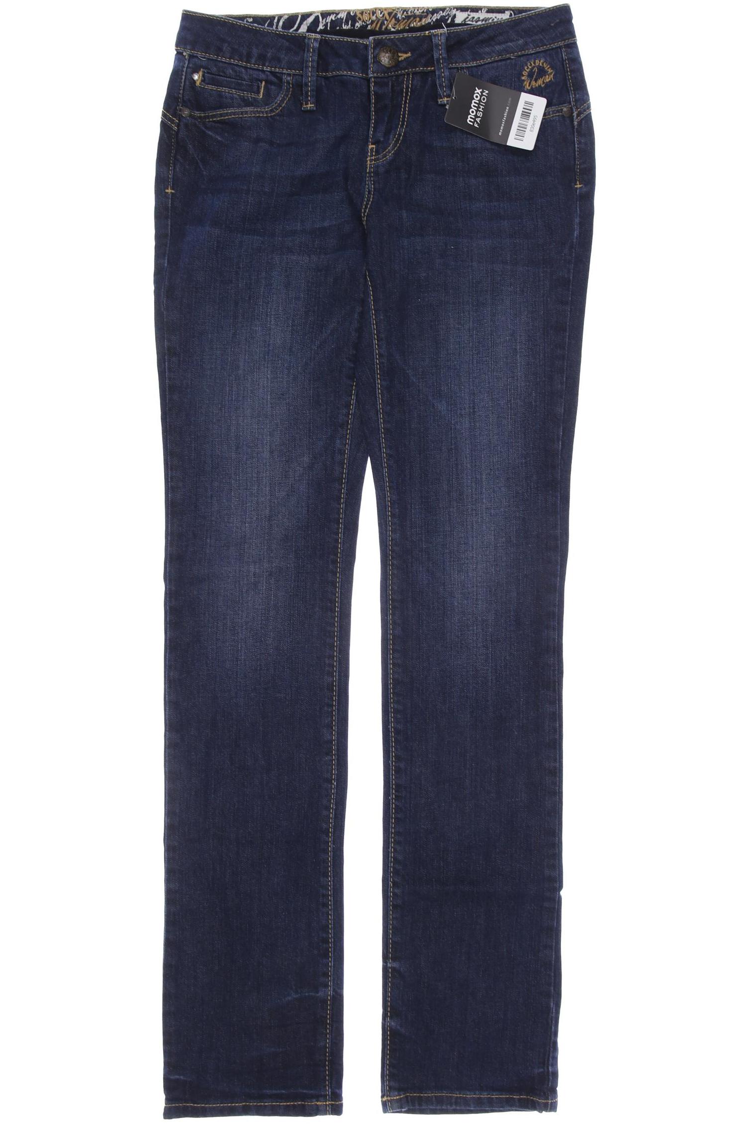 Soccx Damen Jeans, marineblau, Gr. 34 von SOCCX